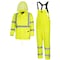 Pioneer Oxford PVC Hi Viz Rain Suit, Green, Medium, 150 Denier Oxford Polyester with PU Backing, M V1080360U-M - alternate 1